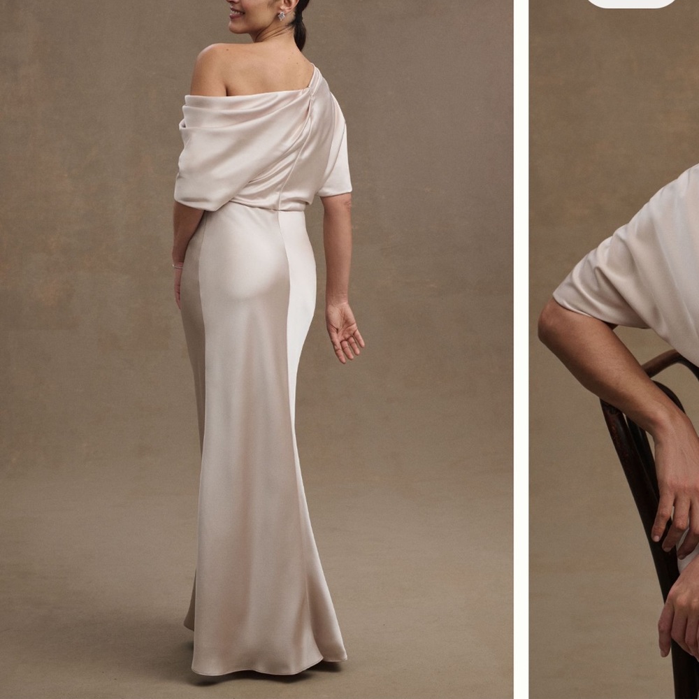 Amsale
Draped Off-The-Shoulder Midi-Dress - Picture 13 of 15